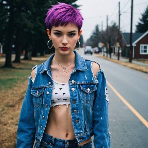 Teenager with Neon Pixie and Fox