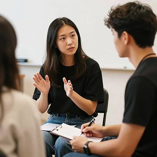 Inclusive Sign Language Communication Moment