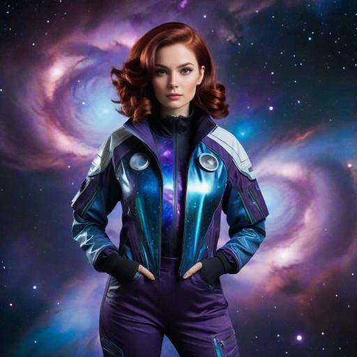 Intrepid Explorer in Sci-Fi Galaxy Outfit Intrepid Explorer in Sci-Fi Galaxy Outfit