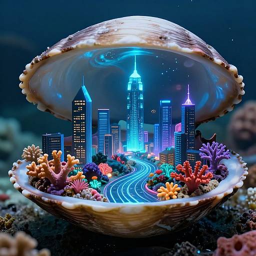Bioluminescent Clam Metropolis