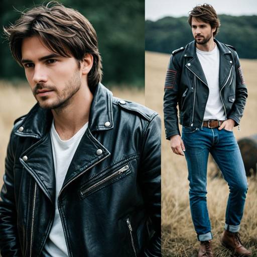 Mysterious Thomas Cosplay in Leather Jacket