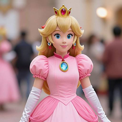 Super Mario Princess Peach Portrait