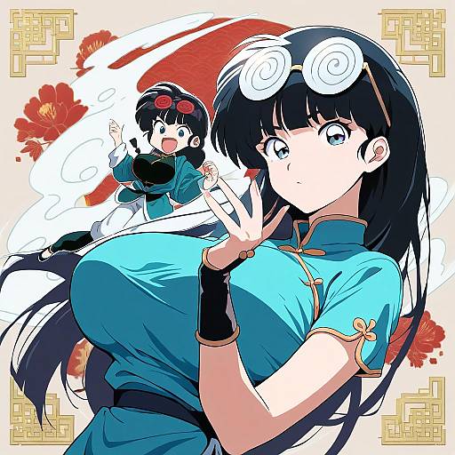 Illustration of Mousse (ranma 1/2), ranma 1/2 in the style of Tsukumo (soar99)