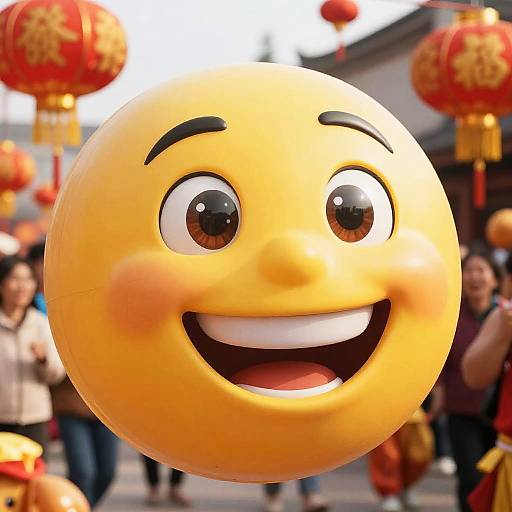 Vibrant Chinese Festival Portrait