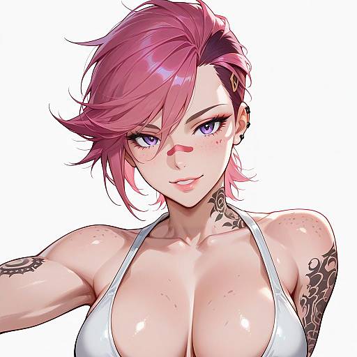 Arcane Style Portrait of Vi