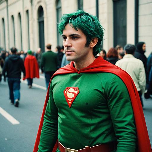 Man in Piccolo Inspired Costume