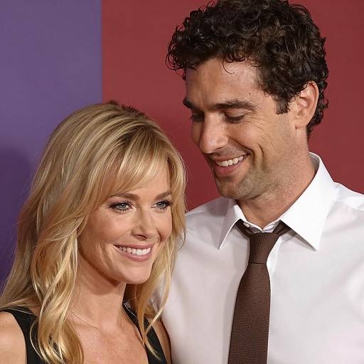 Smiling Couple Close-up Portrait