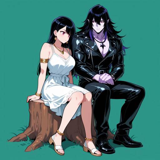 Gothic Hero with Piercing Red Eyes Gothic Hero with Piercing Red Eyes