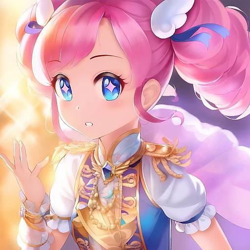 Illustration of Amahane madoka, aikatsu! (series) in the style of Jairou