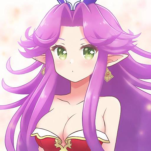 Illustration of Angela (seiken densetsu 3), seiken densetsu in the style of Colorful palette