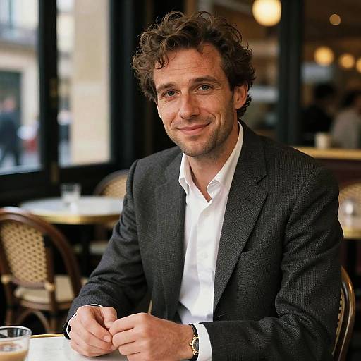 Realistic Paris Cafe Portraits in Detail