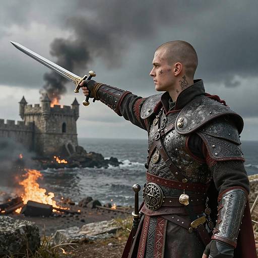 Viking Scout Cosplay at Burning Shoreline