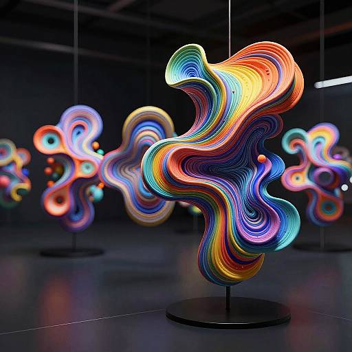 Artistic Data Streams as Digital Sculptures