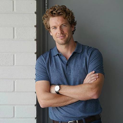 Casual Portrait of a Young Man