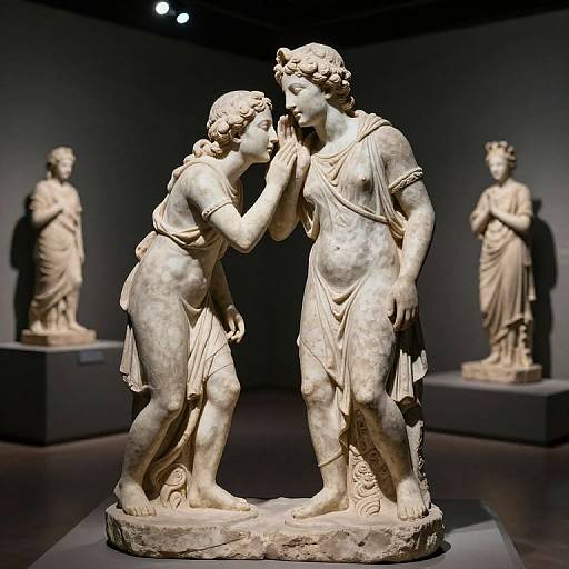 Whispered Stories Bring Statues Alive