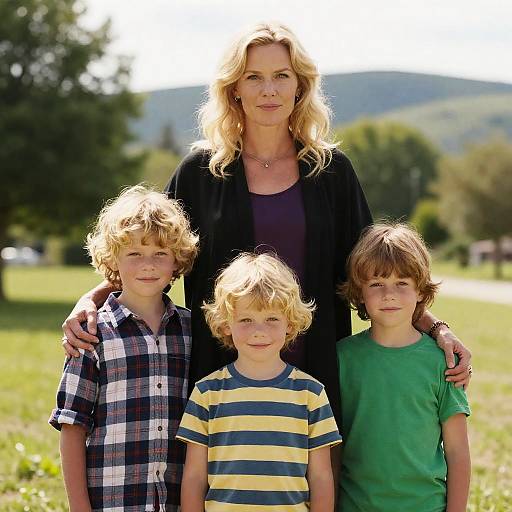 Family Portrait in Nature's Embrace