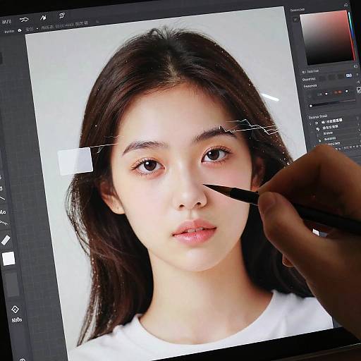 AI-Powered Portrait Inpainting Process