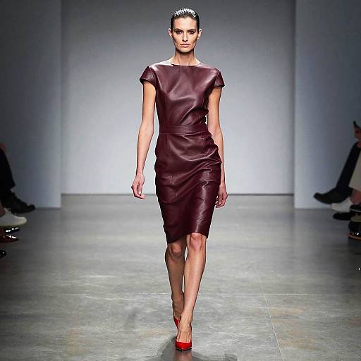 Confident Model on Glossy Runway