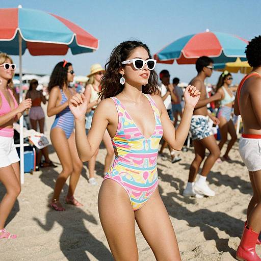 Retro 80s Beach Party Vibes