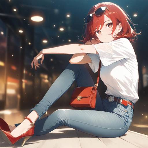 Stylish Girl Inspired by Monogatari Series