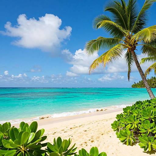 Tropical Paradise with Turquoise Waters