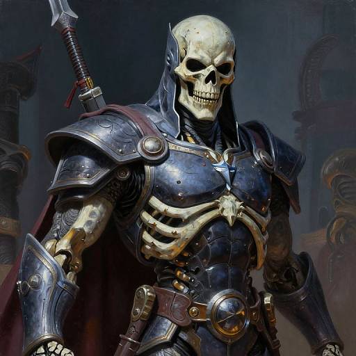 Ultra-Realistic Skeletor Portrait