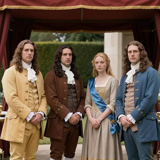 18th Century Group in Period Attire