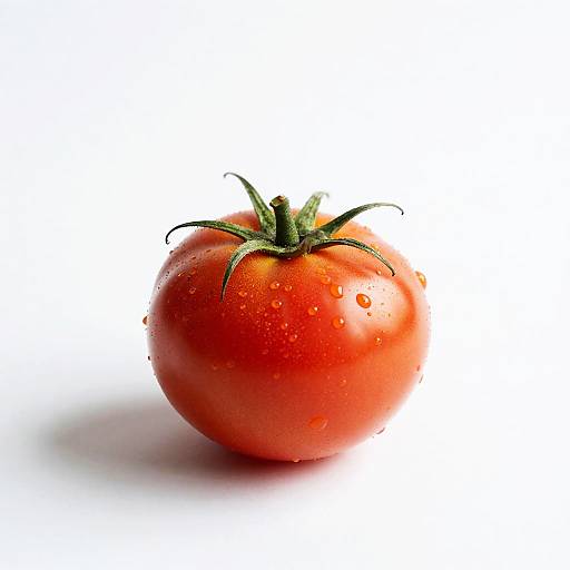 Minimalist Red Tomato Still Life