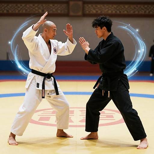 Dynamic Digital Martial Arts Showdown