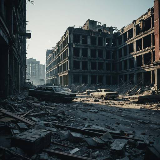 Cinematic Post-Apocalyptic Urban Ruins
