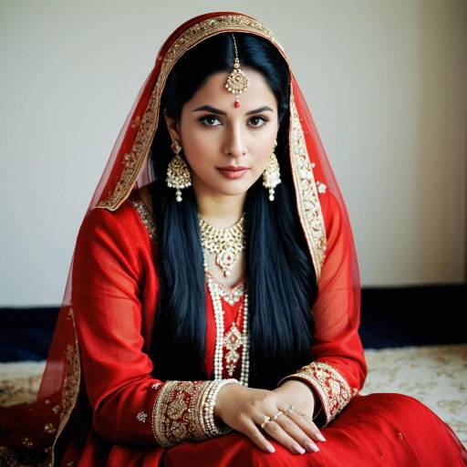 Elegant Nikkah Attire with Jewelry Focus