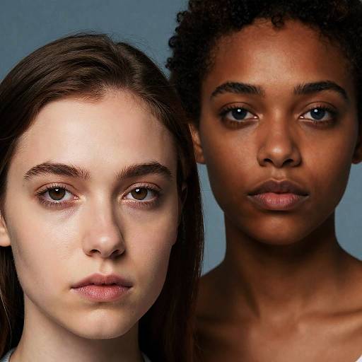 Contrasting Portraits of Two Women