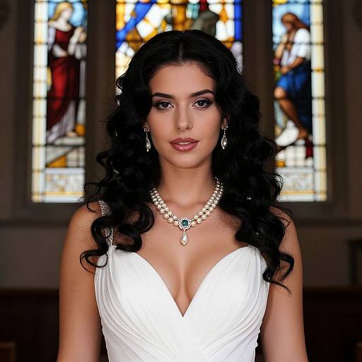 Mavis Dracula in Elegant Wedding Dress