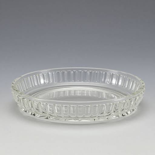 Elegant French Glass Soap Tray