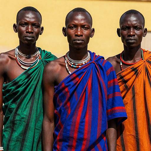 Modern Maasai Warrior Portrait