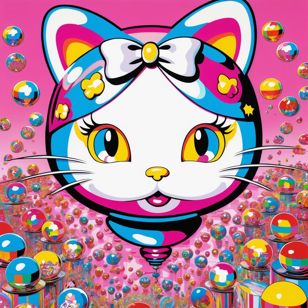 Ultra-Detailed Artistic Hello Kitty Portrait