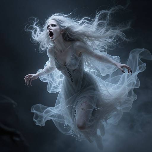 Ethereal Translucent Banshee Artwork