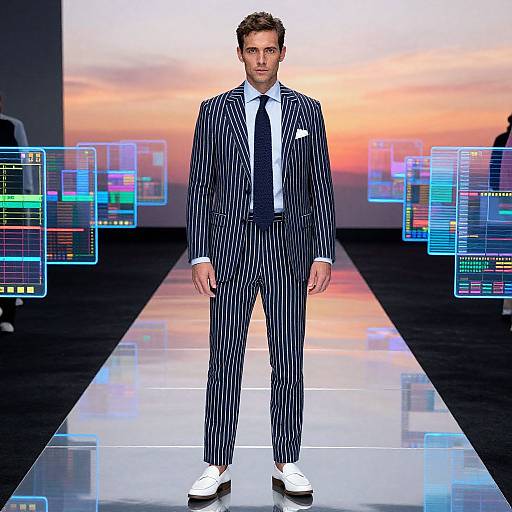 Futuristic Fashion at Sunset Terminal