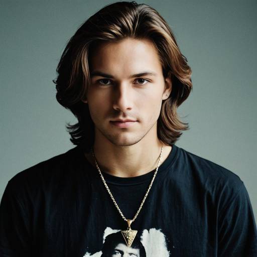 Portrait of Young Man with Necklace