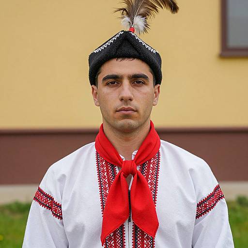 Photorealistic Bruno in Balkan Attire