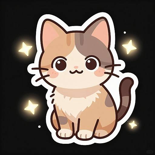 Whimsical Cat Fashion in Vibrant Style