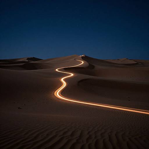 Luminous Desert Nightscape