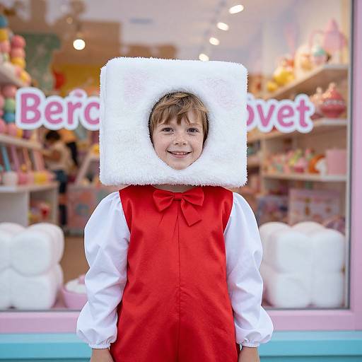 Playful Marshmallow Boy by Candy Store