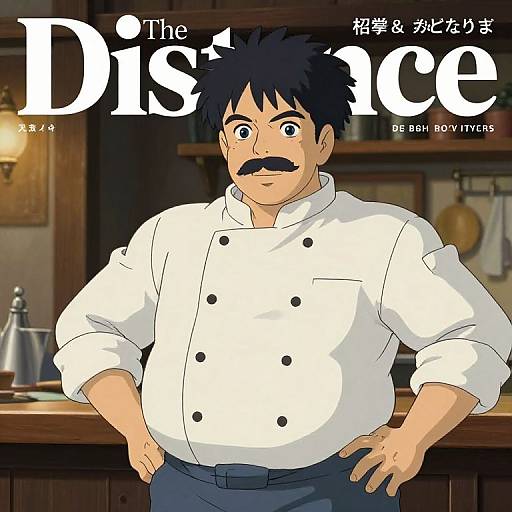 Anime Style Chef Gino Illustration