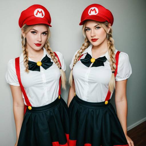 Women in Mario Bros Cosplay Costumes