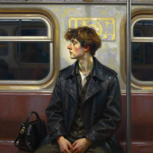 Art Deco Subway Seer with God Rays