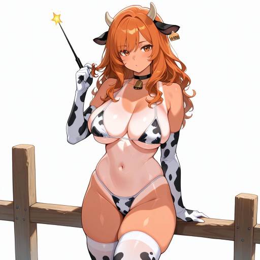 Athletic Cowgirl with Magical Charm Athletic Cowgirl with Magical Charm