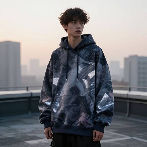 Urban Streetwear Hoodies at Sunrise