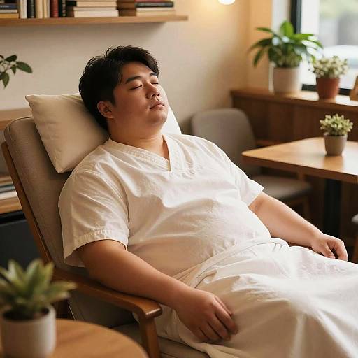 Cozy Café Relaxation with Books