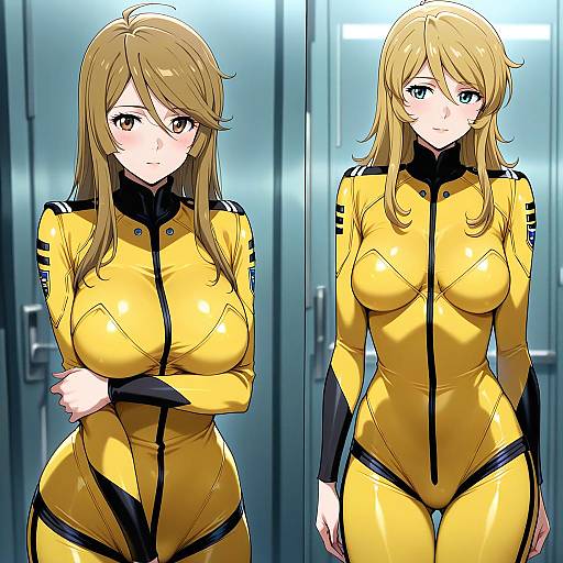 Illustration of Mori yuki, uchuu senkan yamato in the style of Ameno (a meno0)